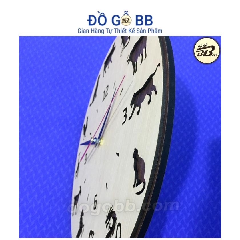 Đồng Hồ Treo Tường 12 Con Giáp Giá Rẻ Decor Bằng Gỗ Siêu Đẹp - Đồ Gỗ BB
