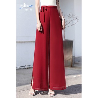 QUẦN Ống rộng xẻ tà Q3156