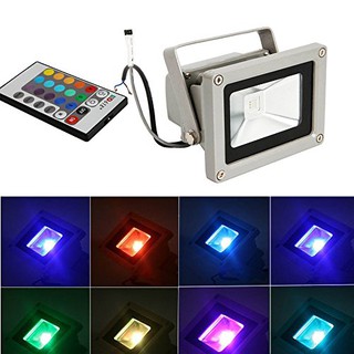 Đèn Pha Led 30W FLOOD LIGHT ĐỔI 7 MÀU