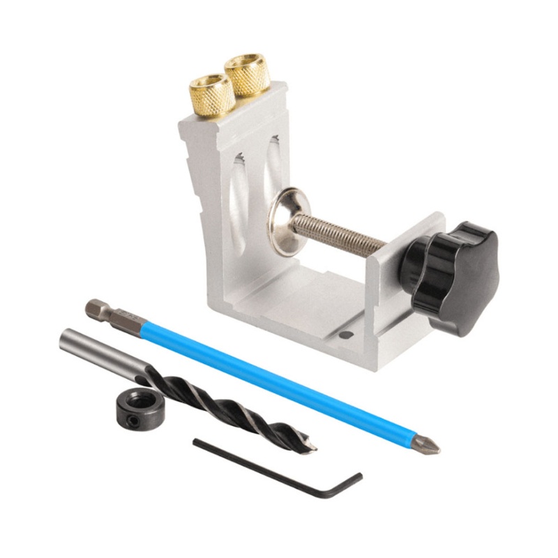 Phụ Kiện Bằng Hợp Kim Nhôm 15 Inch Chất Lượng Cao ° Phụ Kiện Cố Định Khoan Gỗ DIY Phù Hợp Cho Đồ Nội Thất Carpenter Locat
