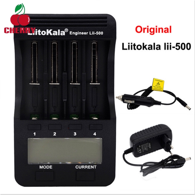 Bộ Sạc Pin Liitokala Lii-500 Lcd 18650/26650 Tốc Độ Cao