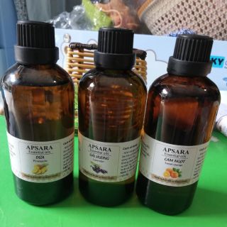 [20 mùi] Tinh dầu thiên nhiên lọ 100ml treo xe, treo phòng, treo tủ hoặc xông thơm phòng nhiều mùi như sả chanh, quế...
