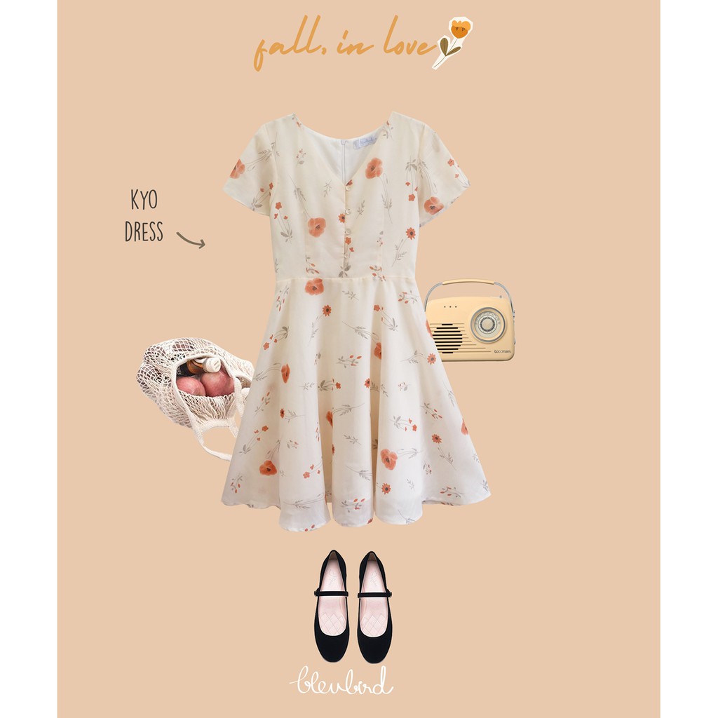 [Mã WABRWA15 giảm 15% đơn 300K] BLEUBIRD Đầm tơ nhũ Kyo Dress | BigBuy360 - bigbuy360.vn