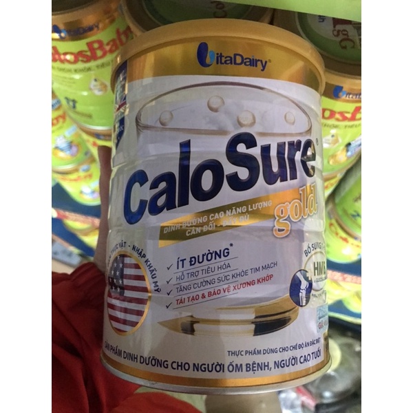 Sữa Calosure gold ít đường 900g