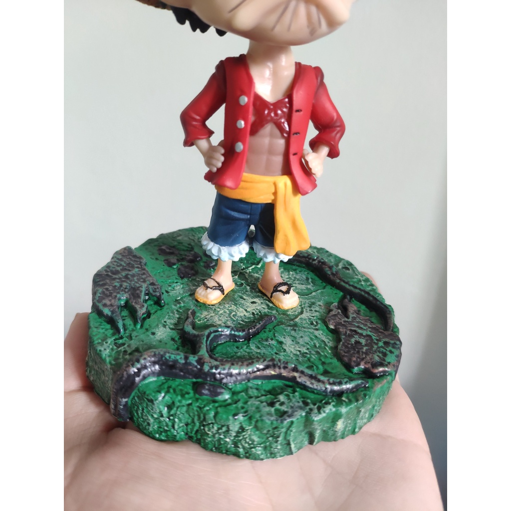 [COMBO 5 NHÂN VẬT] Mô hình tượng đồ chơi Monkey D Luffy Chibi có base đẹp TRONG anime đảo hải tặc fig figure one piece