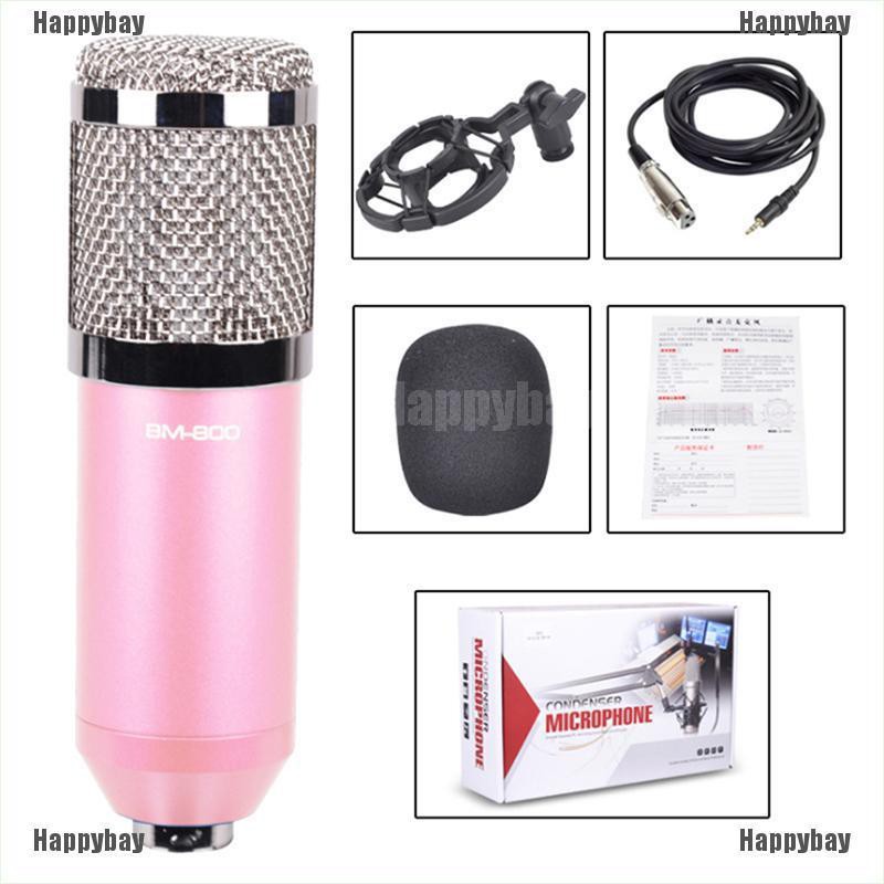 Happybay BM800 Dynamic Condenser Microphone Sound Studio KTV Singing Recording