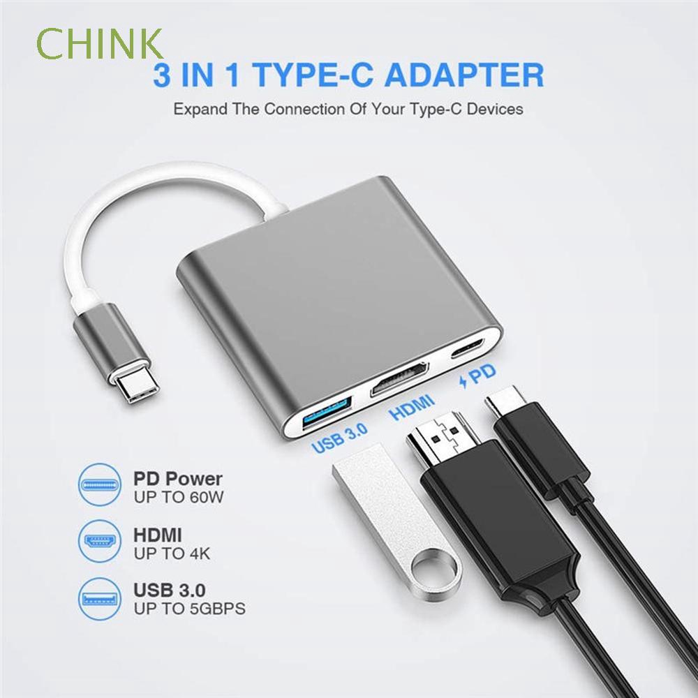 ADAPTER USB C 3 IN 1 ( HỖ TRỢ SAMSUNG DEX )