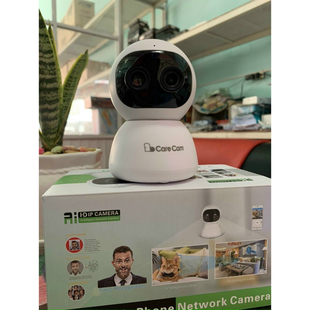 ZOOM NGOÀI TRỜI] Camera wifi Carecam   X10 2.0MPx CARE CAM Full HD 1080p mới 2020 bảo hành 12 tháng | WebRaoVat - webraovat.net.vn