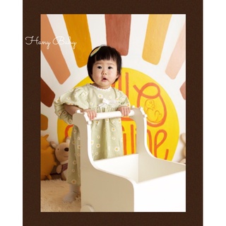 [ Hany Baby ] Váy Đũi Mềm Tay Phồng Cổ Ren