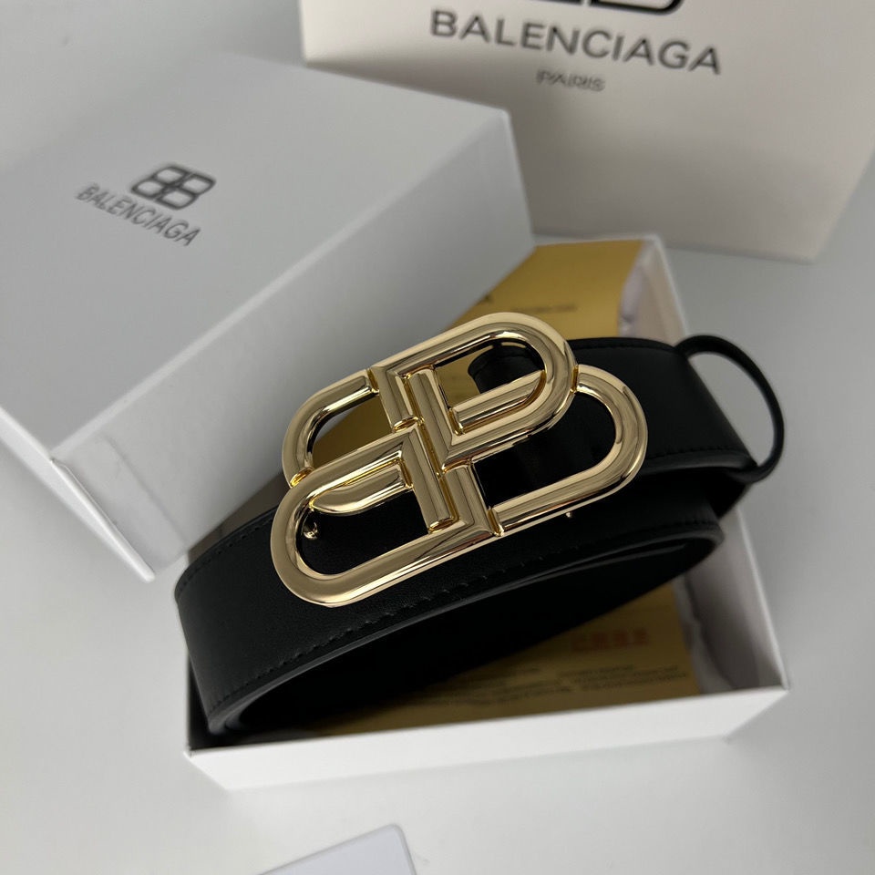 Thắt Lưng Da Bò Balenciaga Unisex