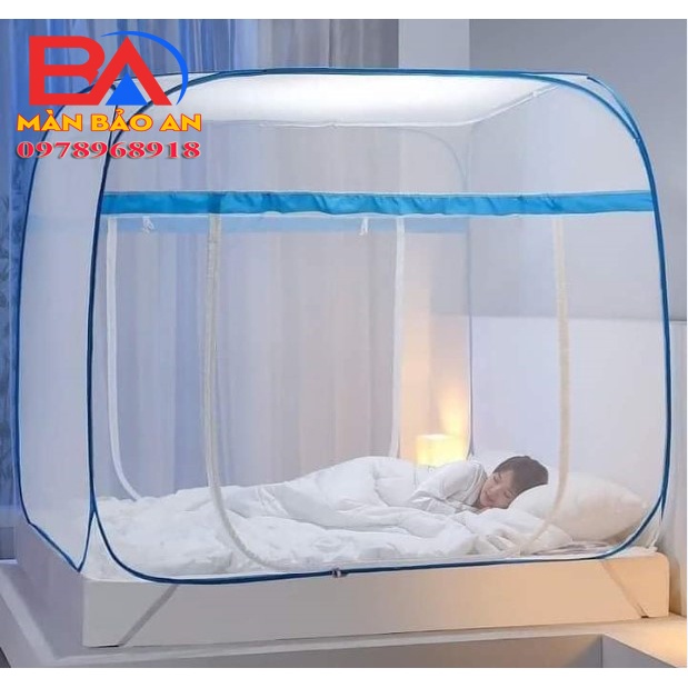 Màn chụp cao cấp đỉnh vuông cao cấp thông minh, 1m8x2m/1,6m X 2m/2m X 2,2m Hàng Việt Nam- Có ảnh thật