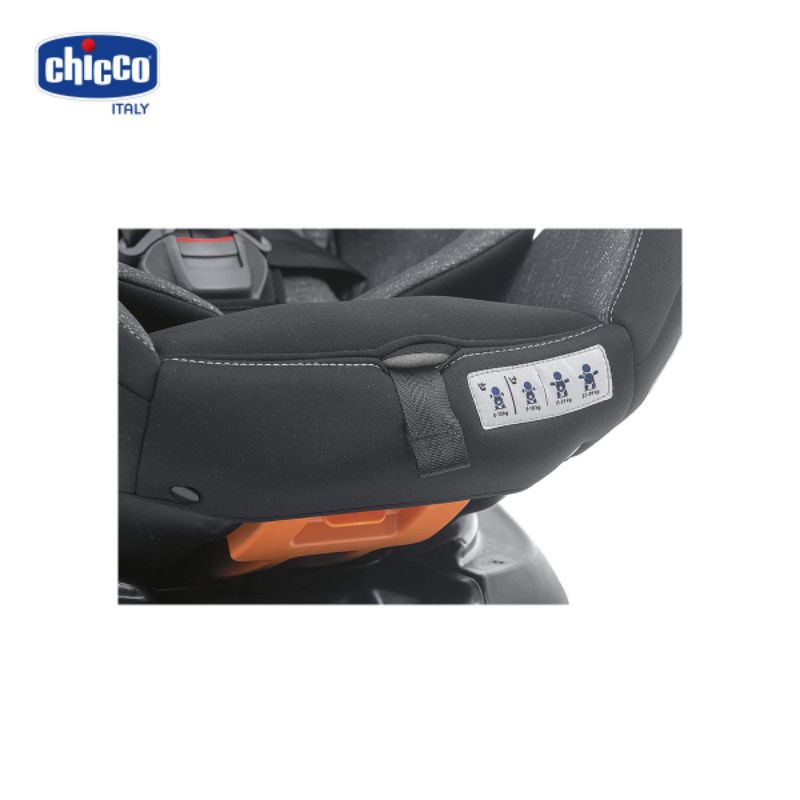 GHẾ NGỒI Ô TÔ CHICCO UNICO PLUS ISOFIX 0-12Y XOAY 360° MÀU ĐEN SHADOW