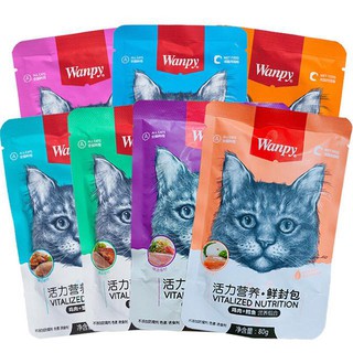 súp wanpy 80gr dành cho mèo yêu