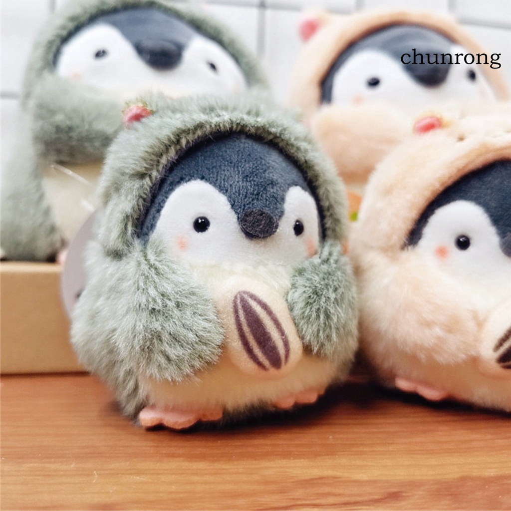 Móc Khóa Hình Chim Cánh Cụt Nhồi Bông CR-8/12cm