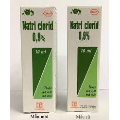 Thuốc nhỏ mắt mũi Natri Clorid 0.9% (Chai 10ml)