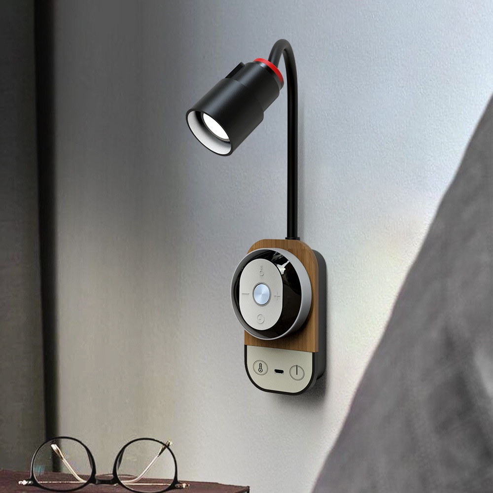 Đèn Đọc Sách Gắn Tường Từ Tính Đa Năng Màu Sắc Ấm Áp Sáng Tạo Có Thể Điều Chỉnh Bảo Vệ Mắt
