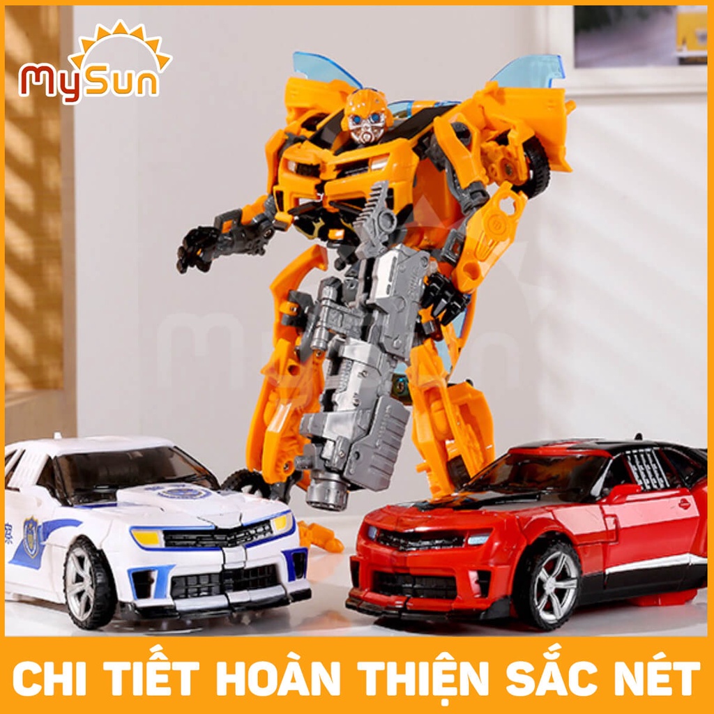 Đồ chơi xe ô tô biến hình robot người máy Transformer Optimus Prime, Bumblebee - MySun
