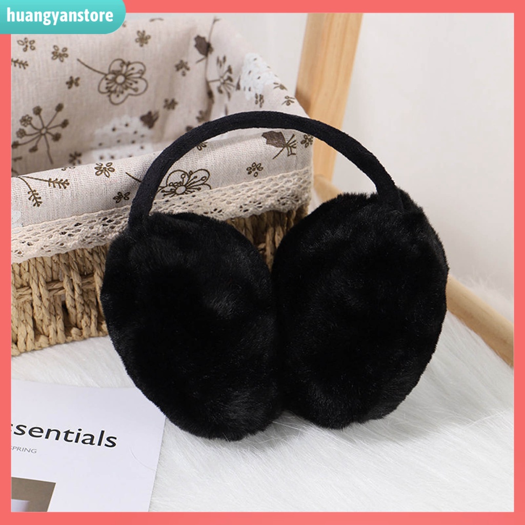 HY| Miếng bị tai màu trơn giữ ấm mùa đông tái sử dụng được