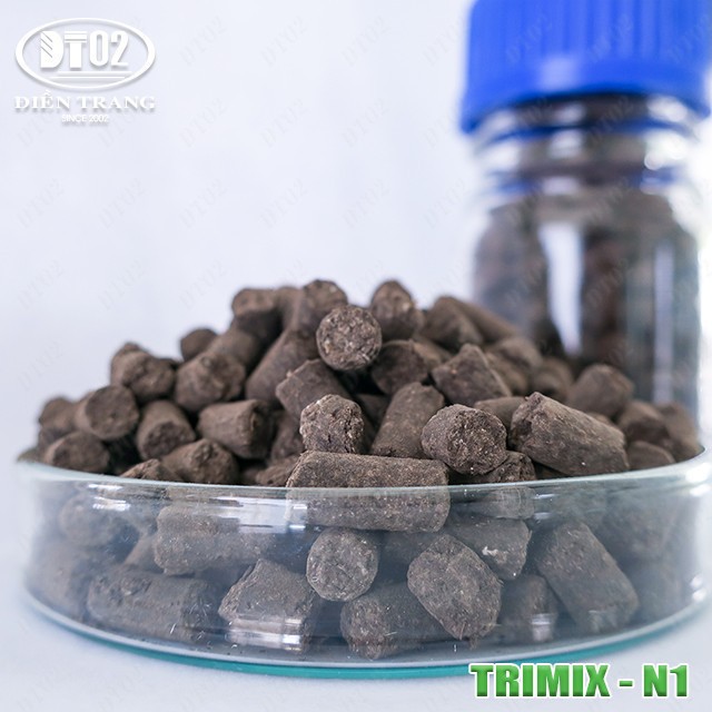 Phân bón hữu cơ sinh học Trimix N1 tốt cây xanh lá - dạng viên tan chậm (gói 700g)