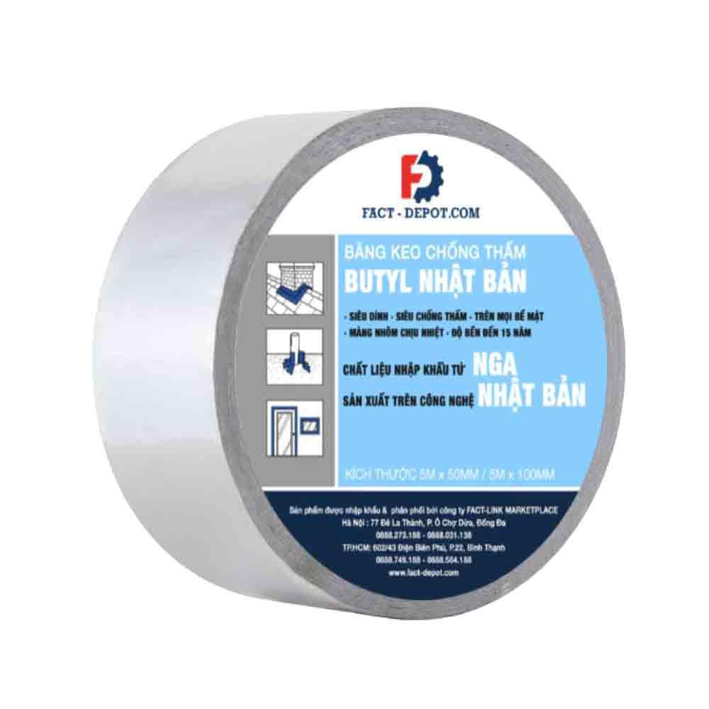 Băng keo chống thấm dột siêu dính Butyl Nhật Bản