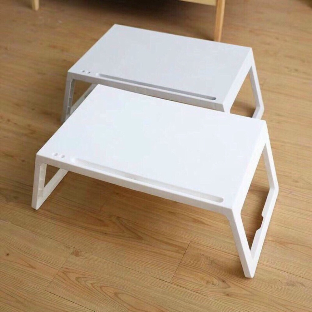 bàn gấp gọn nhựa Việt Nhật, bàn học gấp gọn có khe để ipad ống cắm bút