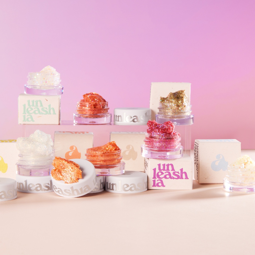 Nhũ mắt dạng Lấp Lánh dạng gel UNLEASHIA Mini Get Loose Glitter - Bắt sáng cho mặt, chống nước lâu trôi 4g