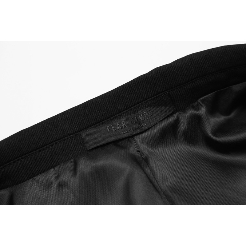 Áo vest Fear Of God black California blazer ss21