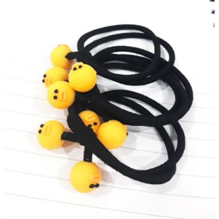 CỘT TÓC GẤU THỎ HỒNG THUN CAO CẤP