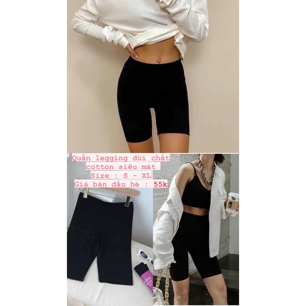 Quần legging Rainbow đùi lửng ( ib chọn size )