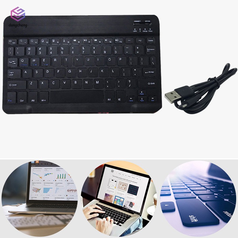 Bàn phím bluetooth không dây 7 8 inch cho điện thoại iOS Android