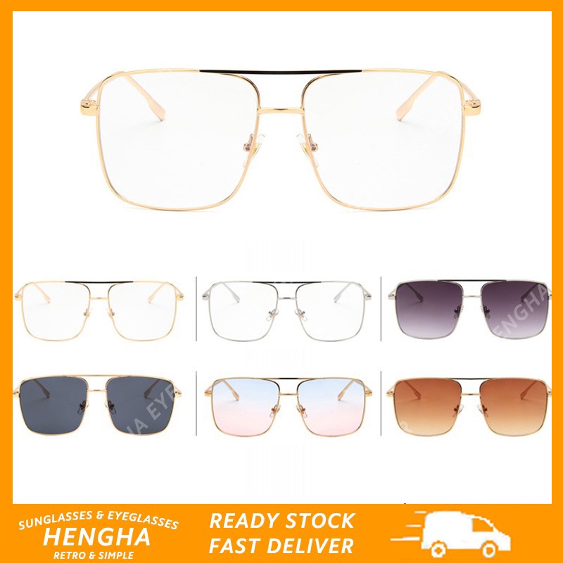 Kính mát gọng vuông phong cách cổ điển thời trang dành cho cả nam và nữ