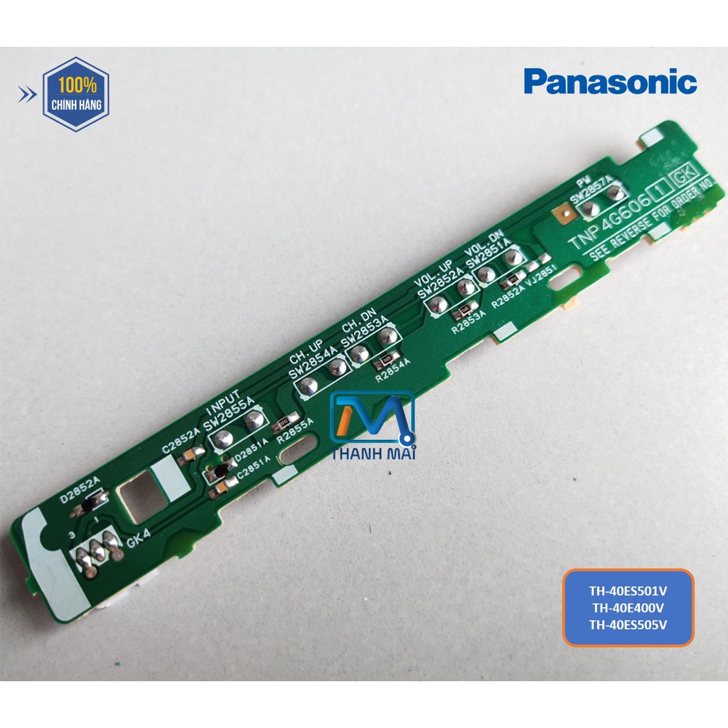 Bo phím bấm Tivi Panasonic TH-40ES501V // 40E400V // 40ES505V