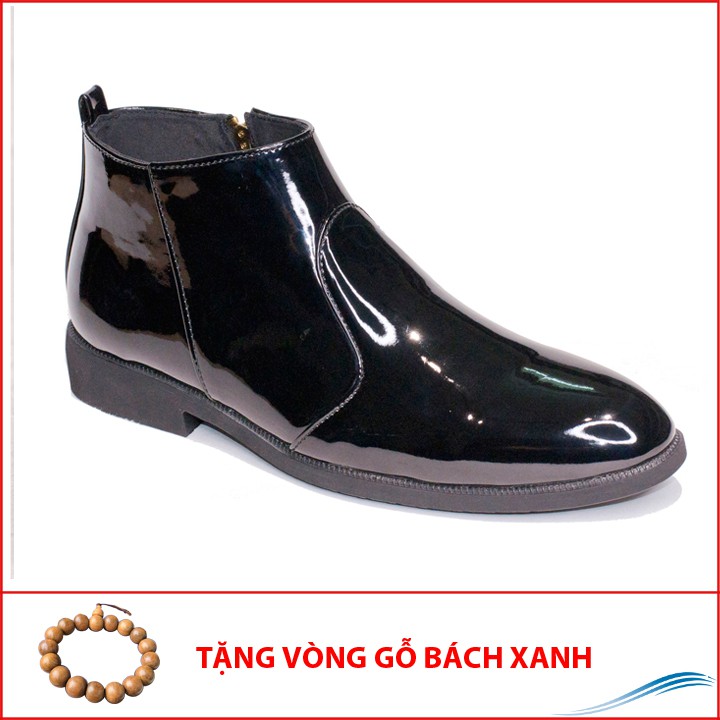 Giày Da Nam AROTI Chealsea Boot Cao Cổ Chất Đẹp Cao Cấp,Đế Khâu Siêu Bền,Tăng Chiều Cao 3cm Form Hàn Đủ size CB521-B(GB