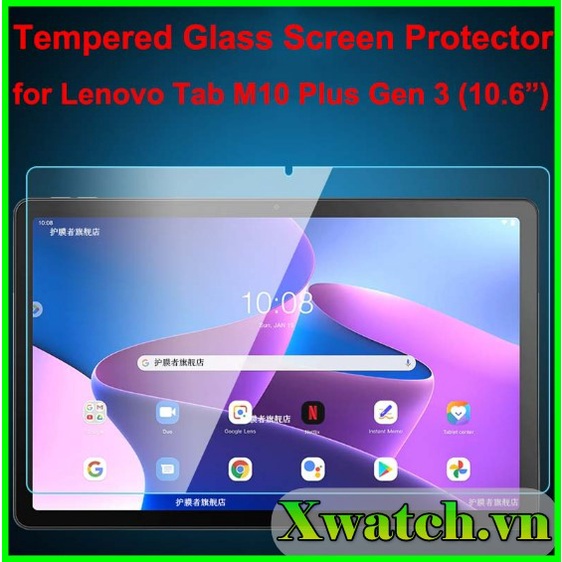 Kính Cường Lực Cho Lenovo Tab M10 Plus Gen 3 10.6&quot; M10Plus Gen3 Model TB- 125F TB- 128F  Bảo Vệ Màn Hình