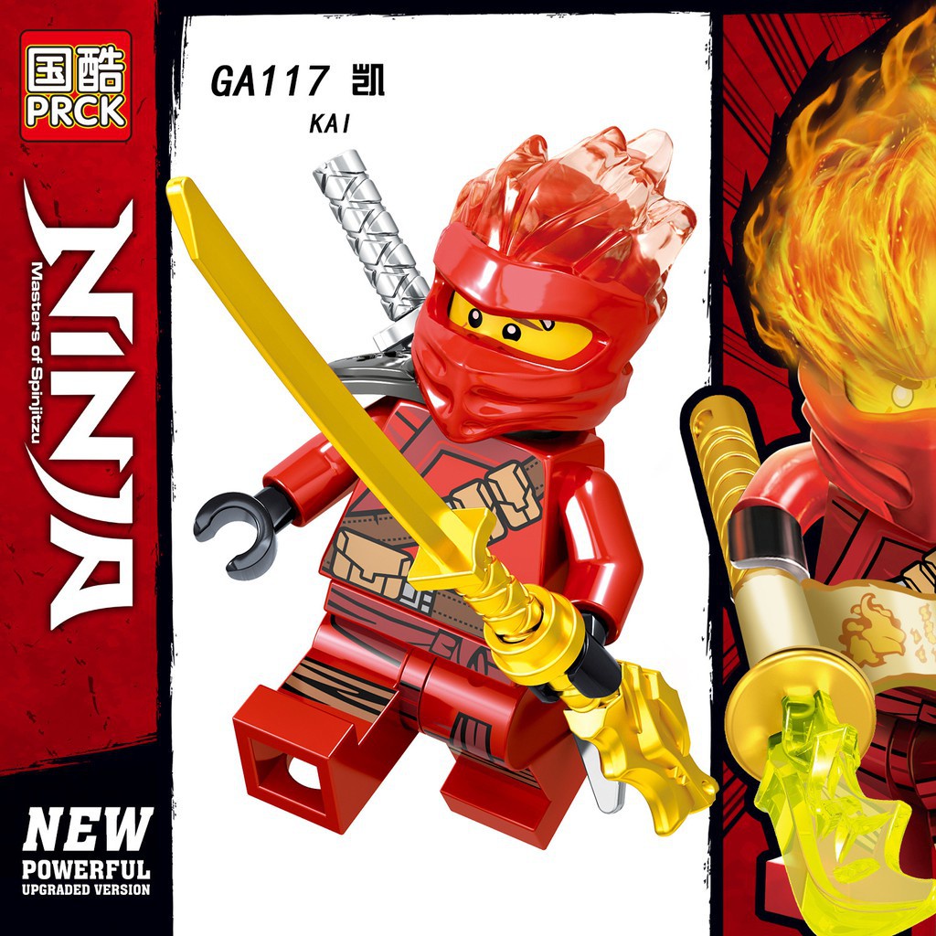 Minifigures Các Nhân Vật Hoạt Hình Đồ Chơi Lắp Ráp Phiên Bản Đầu Lửa Mới Nhất GA115 GA116 GA117 GA118 GA119