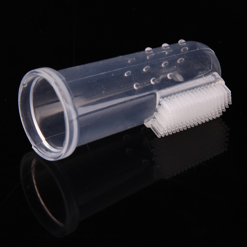 Đồ chơi ngón tay silicone mềm làm sạch răng cho thú cưng