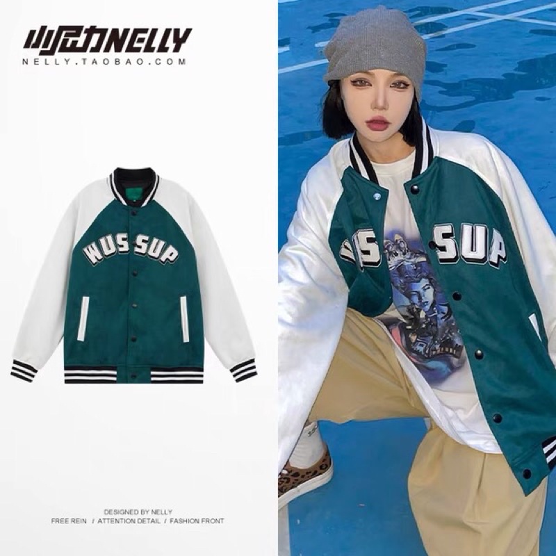 Áo khoác nelly nỉ chất dày dặn sale (có sẵn) wussup wk009