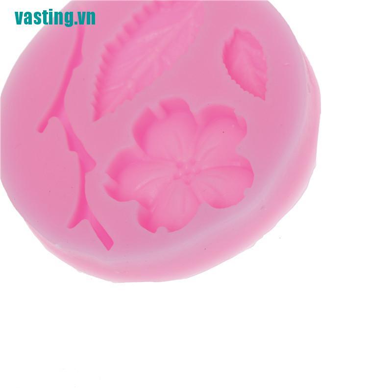 HANDMADE Khuôn Làm Bánh Chất Liệu Silicone Tự Làm Hình Trái Đào Dễ Thương