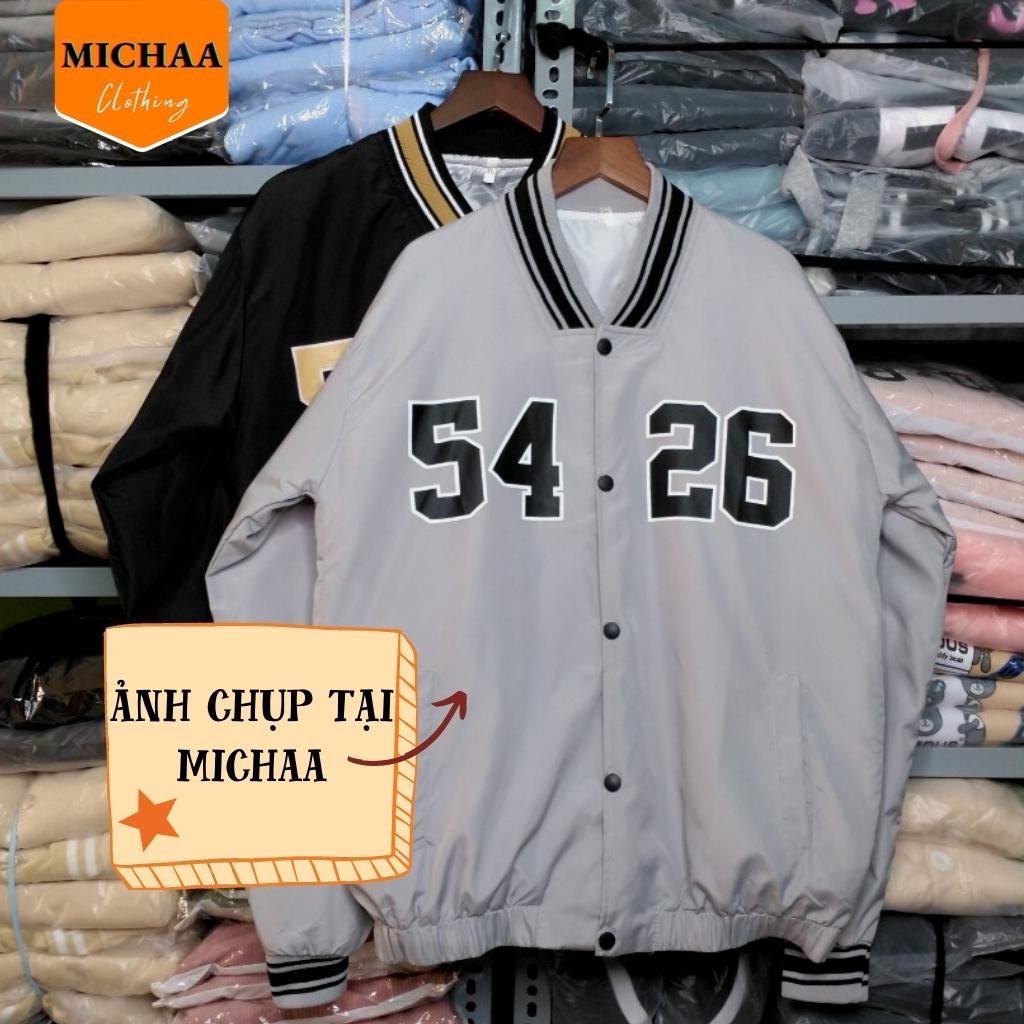 Áo Khoác Bomber Dù 5426 Nam Nữ Ulzzang Unisex 2 Lớp Kiểu Basic Form Rộng - MICHAA