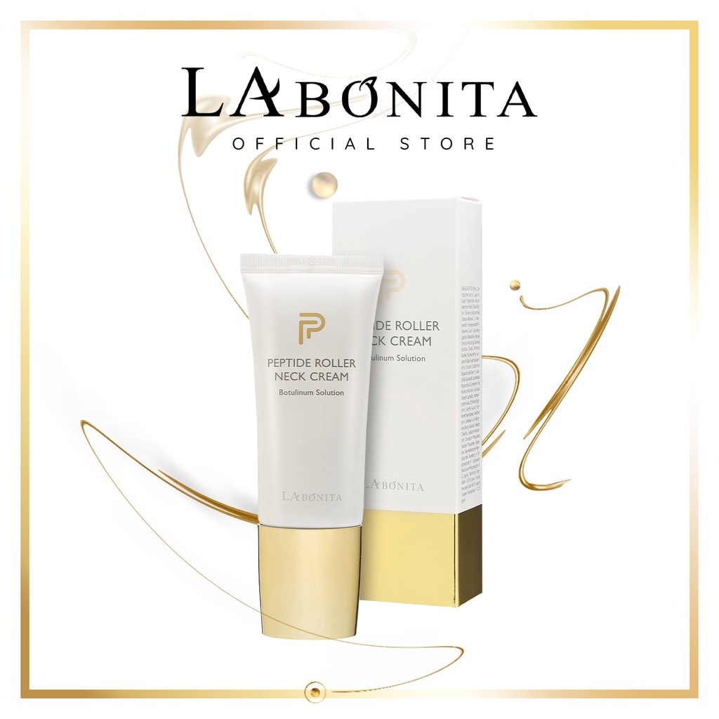 Kem dưỡng da giảm nếp nhăn vùng cổ - La Bonita Peptide Roller Neck Cream 50ml