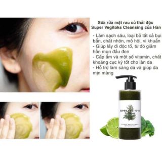 Sữa rửa mặt rau củ quả sủi bọt