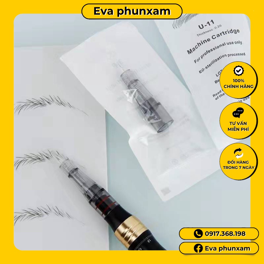 Kim Lò Xo kim 1 (0.18,0.25,0.35) kim phun xăm  3R 5F 7F 15F U9 U15 Cho Máy Kĩ Thuật Số Máy Biomaser cao cấp