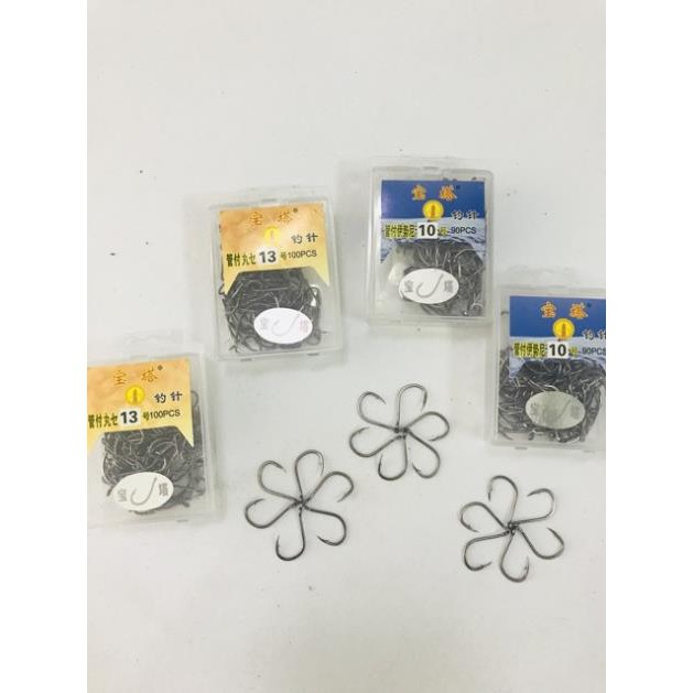 Hộp lưỡi Câu Cá Tháp Vàng, Tháp Xanh