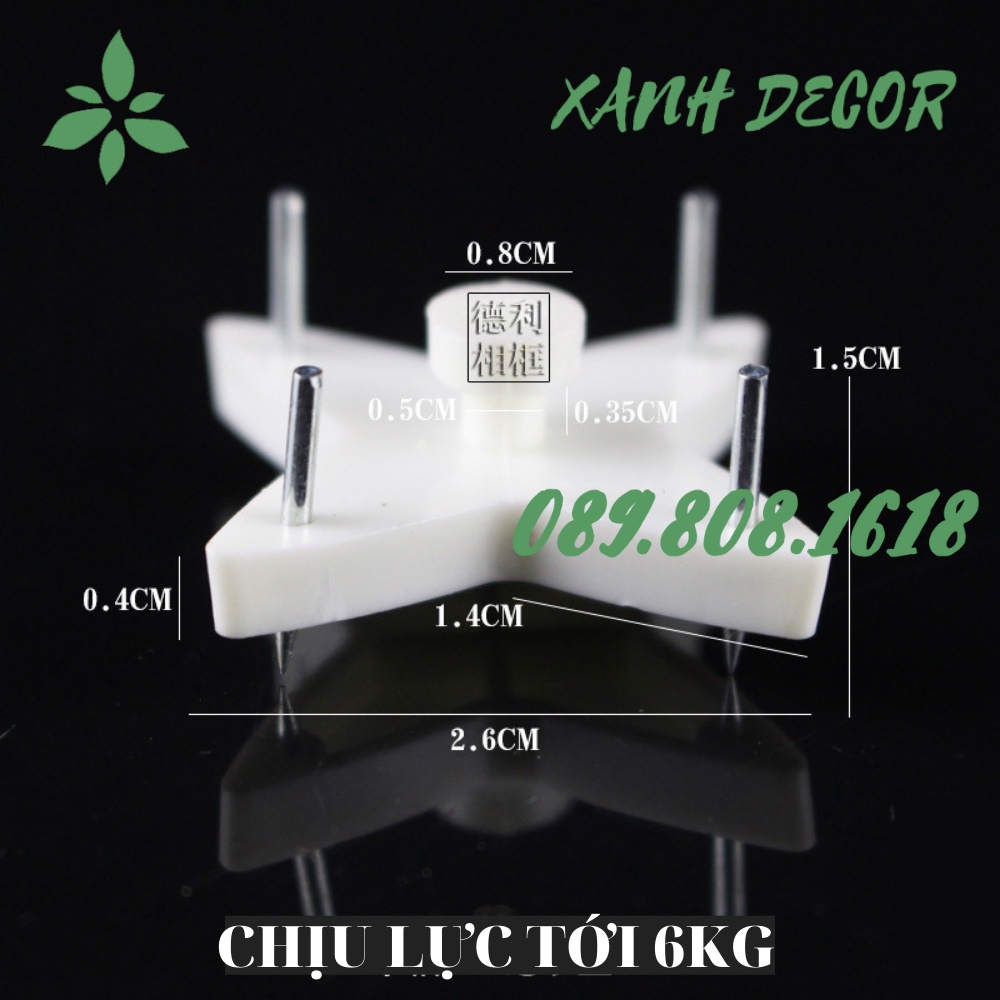 Đinh treo tranh, vật dụng đơn giản không cần khoan tường chịu lực tốt