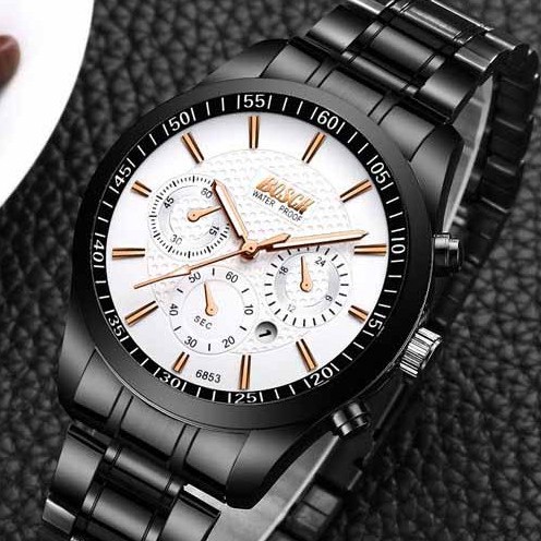 Đồng hồ nam rẻ đẹp BOSCK chính hãng, lên tay tuyệt đẹp, kính chống trày xước tốt ( Tặng tỳ hưu, tháo mắc, Mã: AB05 )