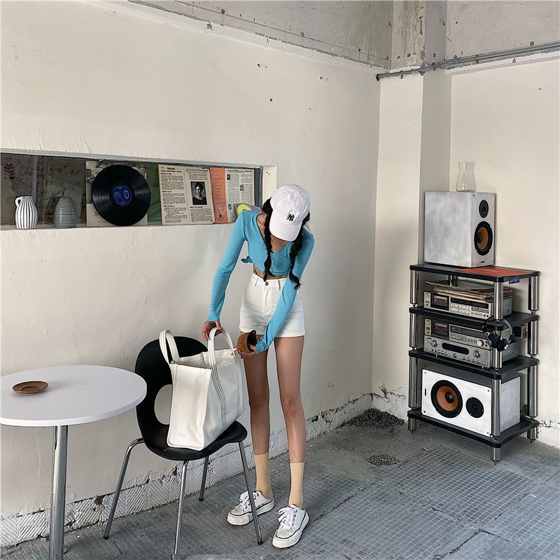 Quần Short Denim Lưng Cao Thời Trang Cho Nữ 2020 | BigBuy360 - bigbuy360.vn