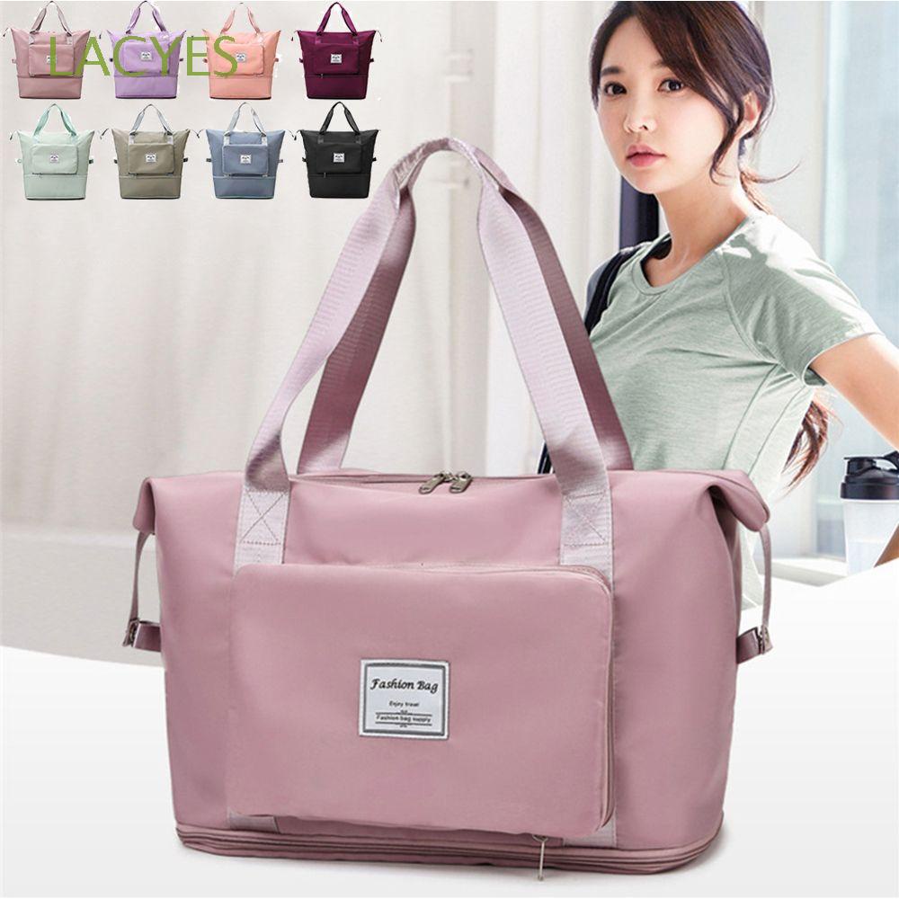 Túi đeo vai bằng vải oxford chống thấm nước đa năng có thể gấp gọn 8 màu tùy chọn cho nữ