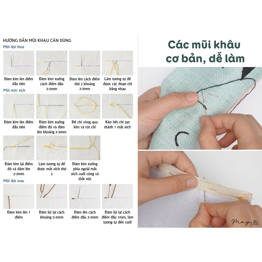 Bộ KIT làm túi hình động vật