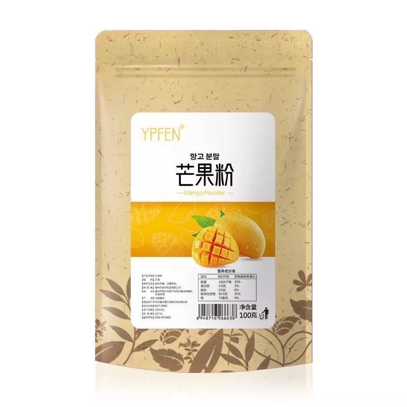 Bột tạo màu YPEEN Đài Loan 100g/ Bột xoài, Bột Dâu Tây