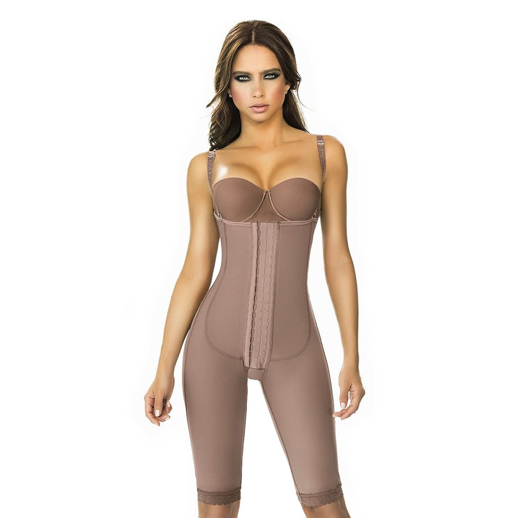 Bộ bodysuit 3 trong 1 dài đùi Ann Chery 5147 móc cài (siết eo, nâng mông, định hình eo)
